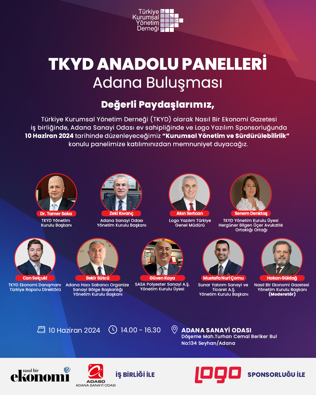 2024’ün Üçüncü “Anadolu Panelleri” 10 Haziran’da Adana’da