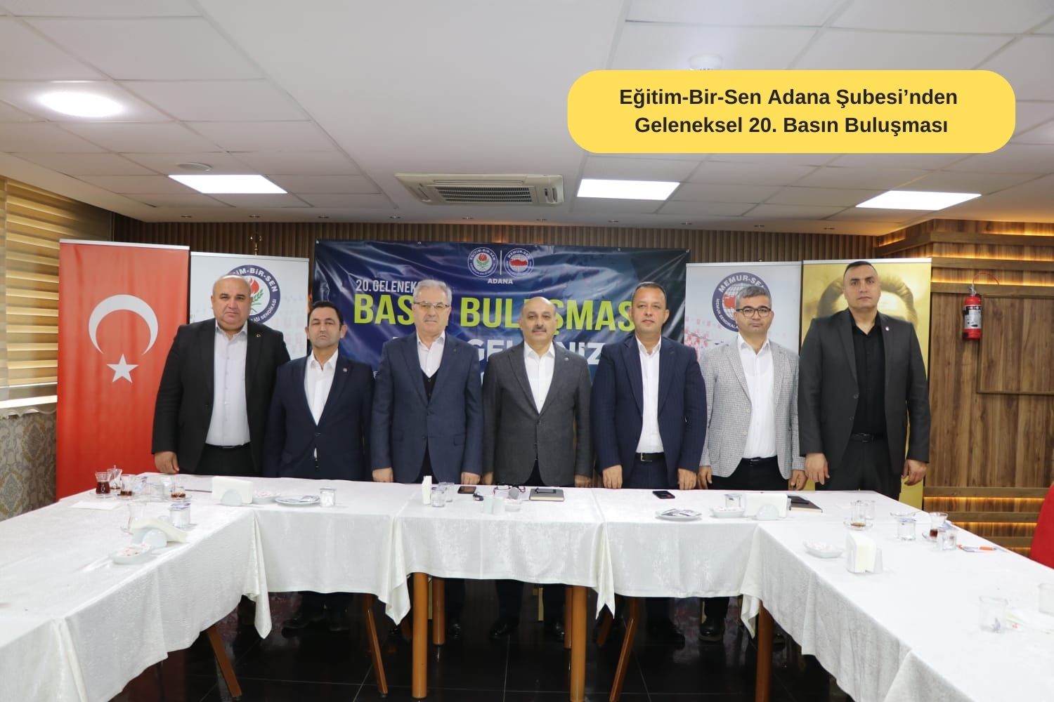 Eğitim-Bir-Sen Adana Şubesi’nden Geleneksel 20. Basın Buluşması