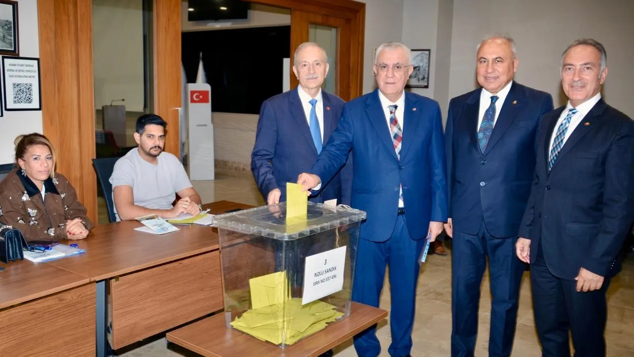Adana Ticaret Borsası’nda Bilgiç’e güvenoyu